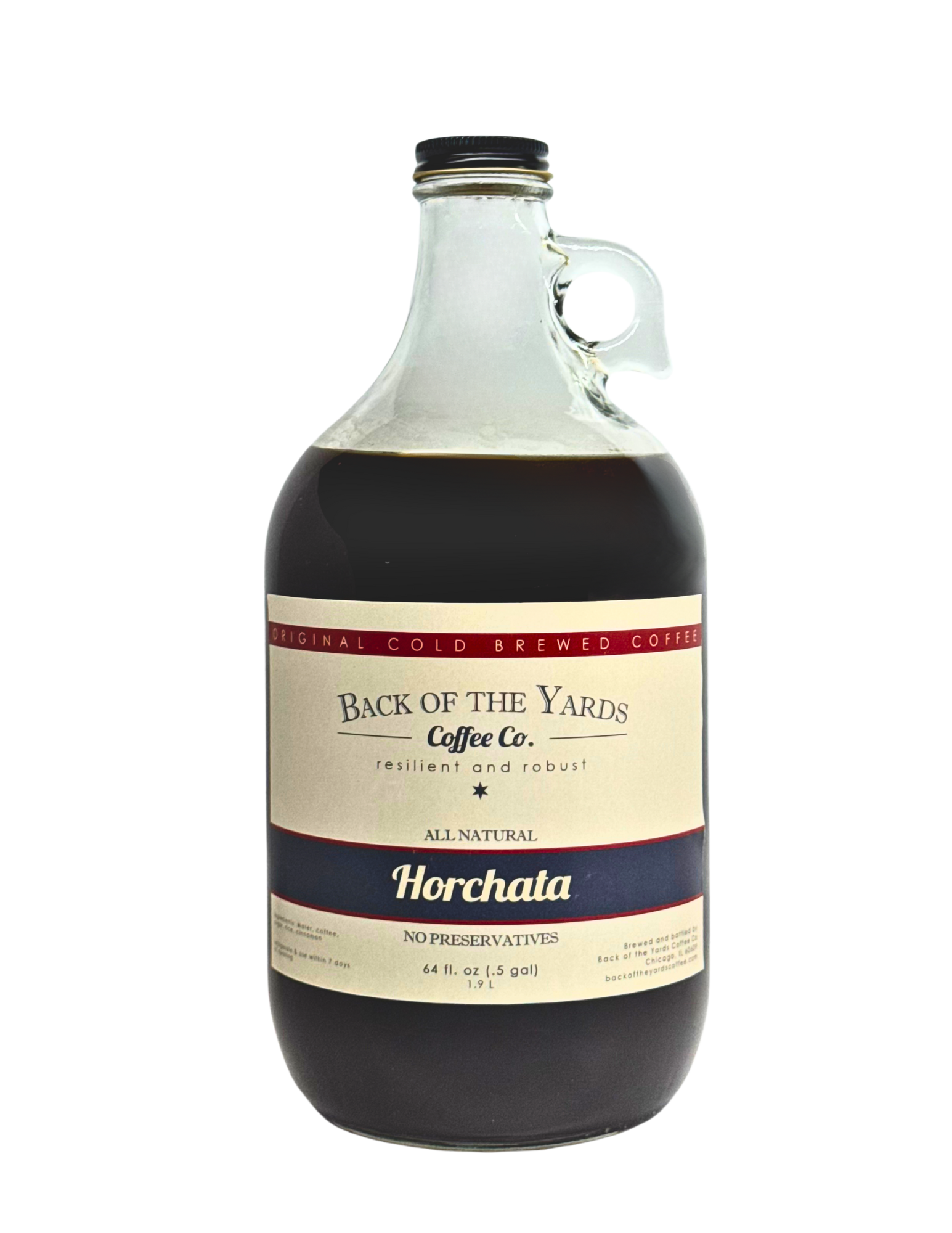 Horchata Cold Brew - 64oz – Back of the Yards Coffee