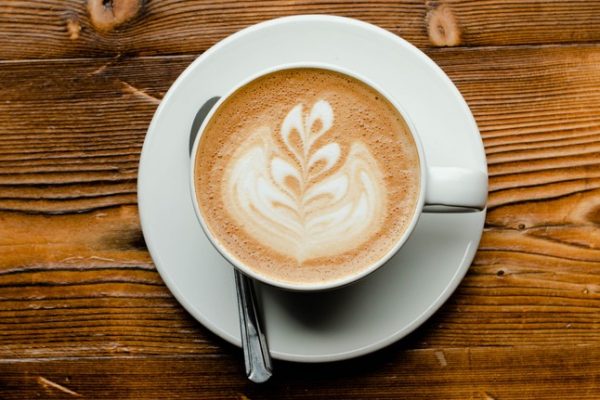 Heart Foam latte