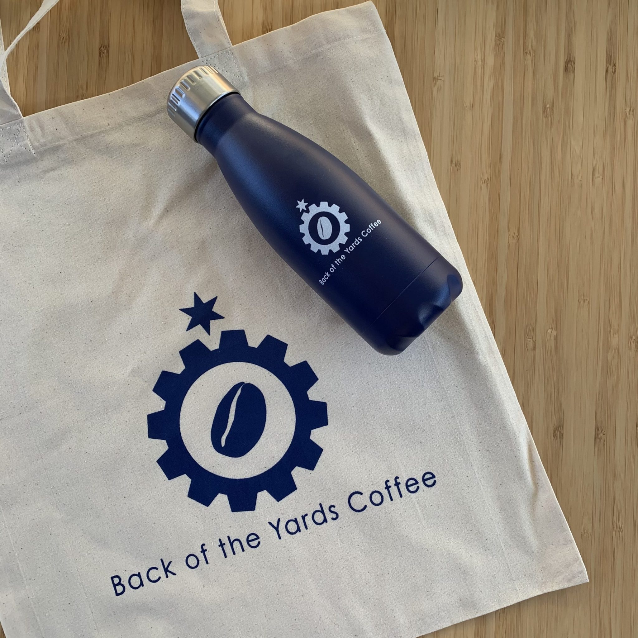 BOTY CoffeeHouse Tote Bag & Water Bottle
